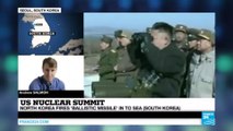 US - North Korea nuclear threat at the centre of Washington summit after new missile launch