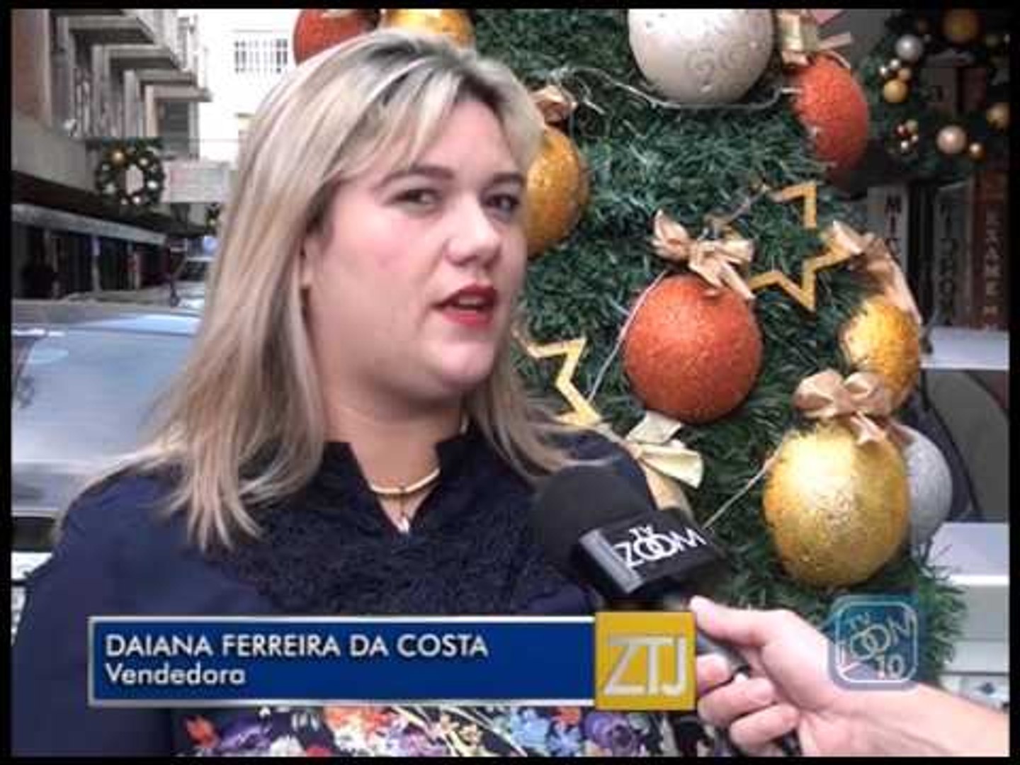 03-12-2015 - DECORAÇÃO DE NATAL - ZOOM TV JORNAL