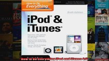 How to Do Everything iPod and iTunes 6E