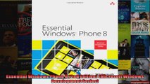 Essential Windows Phone 8 2nd Edition Microsoft Windows Development Series