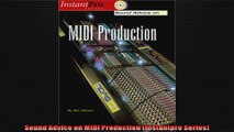 Sound Advice on MIDI Production Instantpro Series