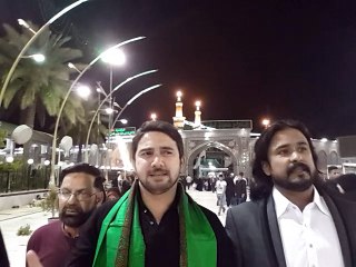 ABBAS TERE DAR SA FARHAN ALI WARIS,  IRFAN HAIDER & ASLAM HASHIM Reciting together in KARBALA