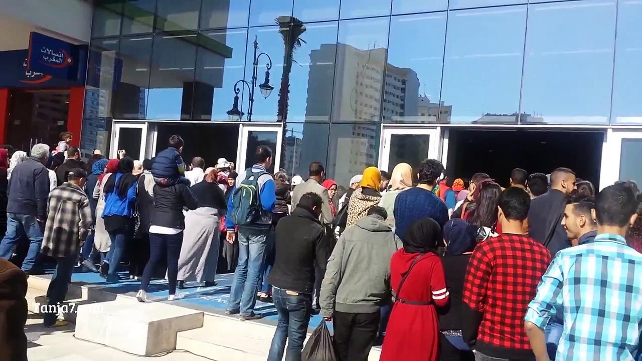 اللحظة الأولى لافتتاح طنجة سيتي مول