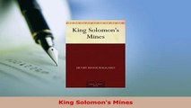 Download  King Solomons Mines Download Full Ebook