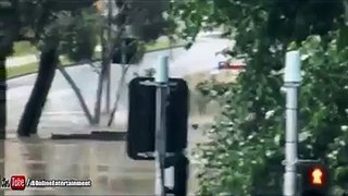 Fire Truck Wades Through 11ft Flood