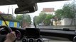 2015 Mercedes C Class W205 Heavy Rain Wet City Cruising Drive C200 Driving Cruise
