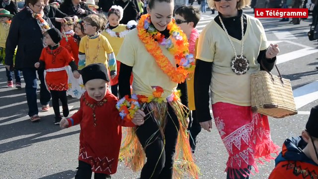 Landerneau. Les enfants donnent un avant-goût du carnaval