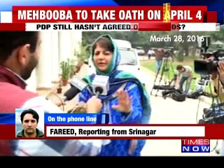 Mehbooba Mufti To Be Sworn In As First Woman Chief Minister Of J&K On April 4