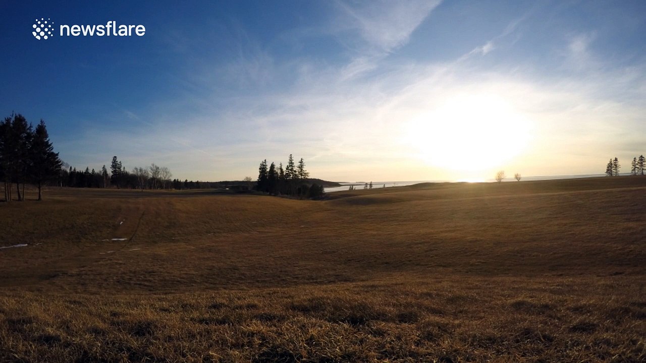 Stunning sunset time-lapse at Canadian time-lapse