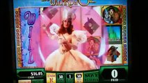 WIZARD OF OZ Penny Video Slot Machine with GLINDA BONUS and a BIG WIN Las Vegas Casino