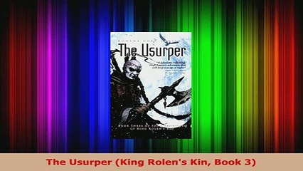 PDF  The Usurper King Rolens Kin Book 3 PDF Full Ebook
