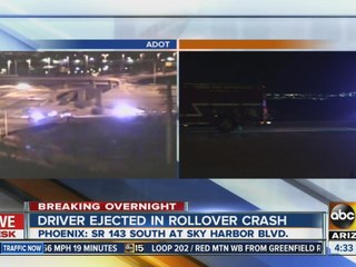 Driver injured in rollover crash on State Route 143