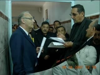 Le Maire de Joué-lès-Tours à Hadjadj avril 2007