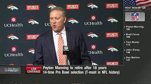 Peyton Manning Retirement Press Conference (Full) NFL News 6