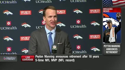 Peyton Manning Retirement Press Conference (Full)  NFL News 14
