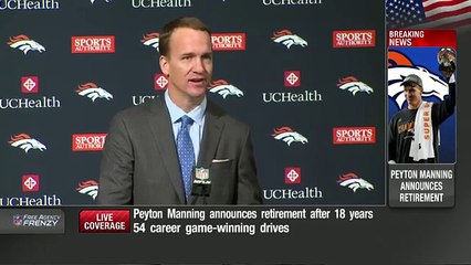 Peyton Manning Retirement Press Conference (Full)  NFL News 18
