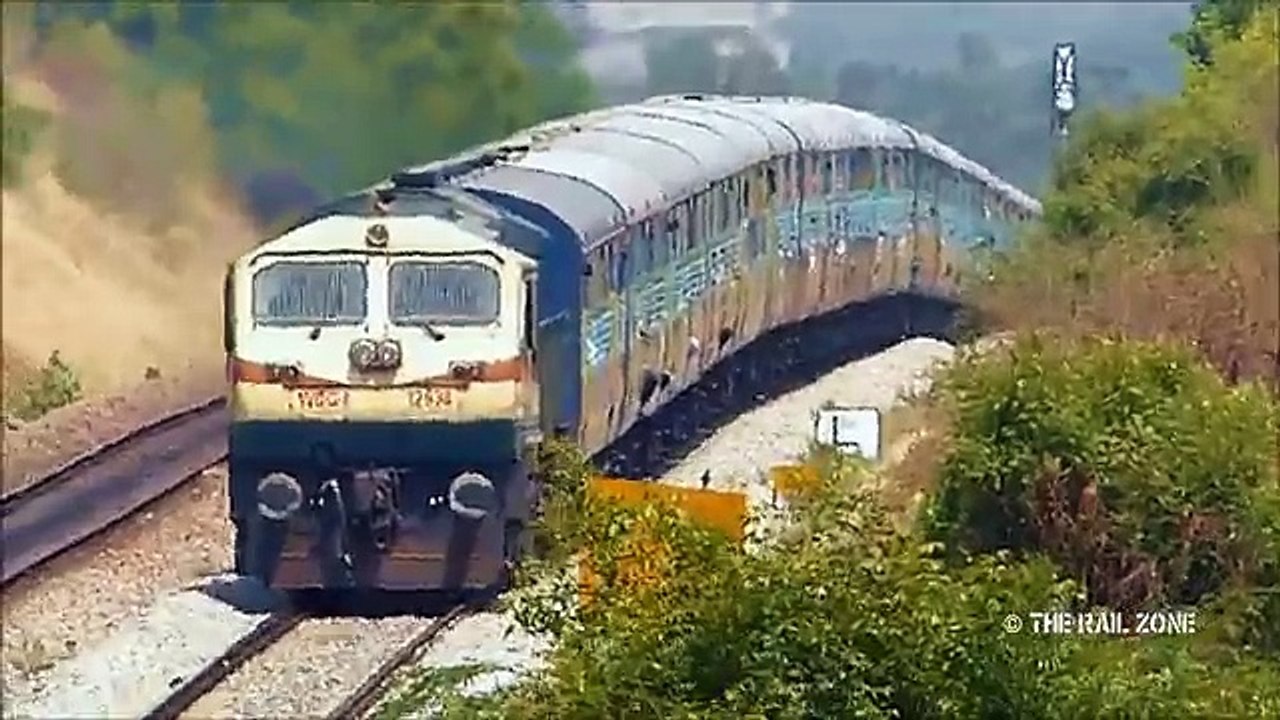 ONE HELL OF A GRADIENT - Indian Railways EMD Roller Coaster--Amazing Videos