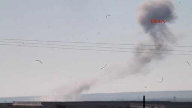 Kilis Savaş Uçakları Kilis'in Karşısındaki Işid Hedeflerini Vurdu