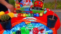 2 Kinder Surprise Maxi Eggs Unboxing Christmas Toys Kinder Santa Disney Pixar Cars McQueen