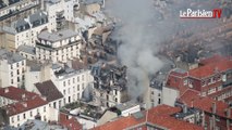 Spectaculaire explosion  au gaz dans un immeuble parisien