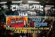 Crossfire Wrestling HD/3D TV Taping 11/3/12 Nashville, TN TV Ad