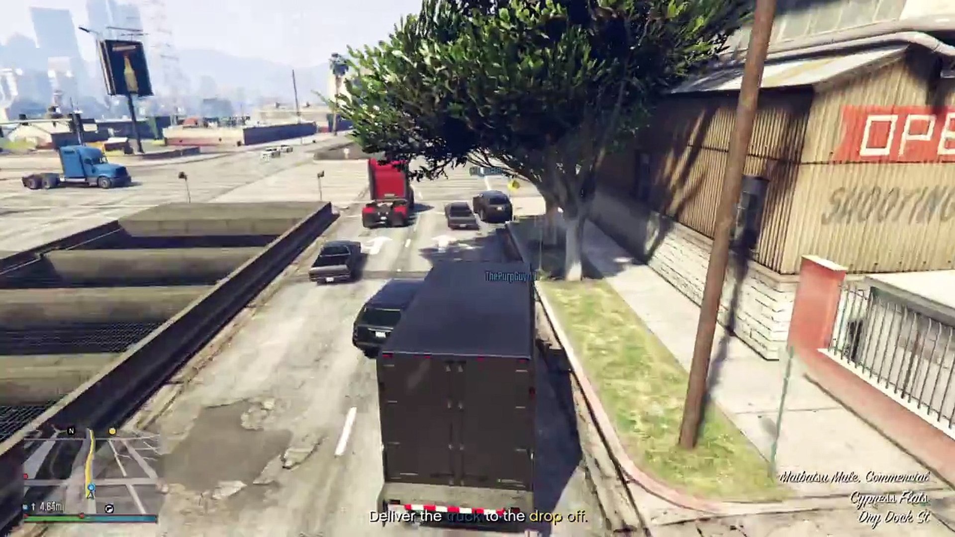 GTA 5 Gameplay Mission Truck Off