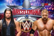 Roman Reigns Vs Triple H Wrestlemania 32 WWE World Heavyweight Champion 2016
