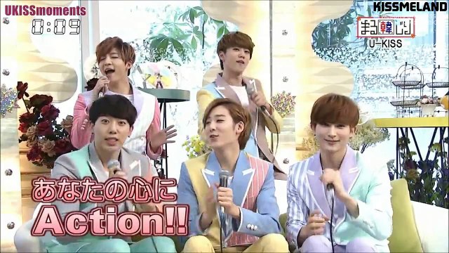 19.03.2015 U-KISS in show Arigato! Marukanjiri Action (рус саб)