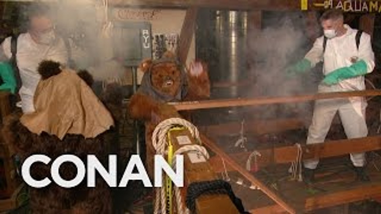 Ewoks Have Infested The CONAN Studio! - CONAN on TBS
