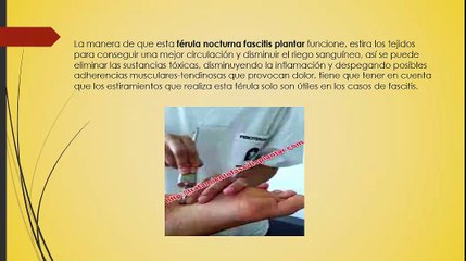 La Férula Nocturna Fascitis Plantar Alivia la Incomodidad