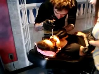 Medusa Piercing Using Forceps more at www.Drnumb.com