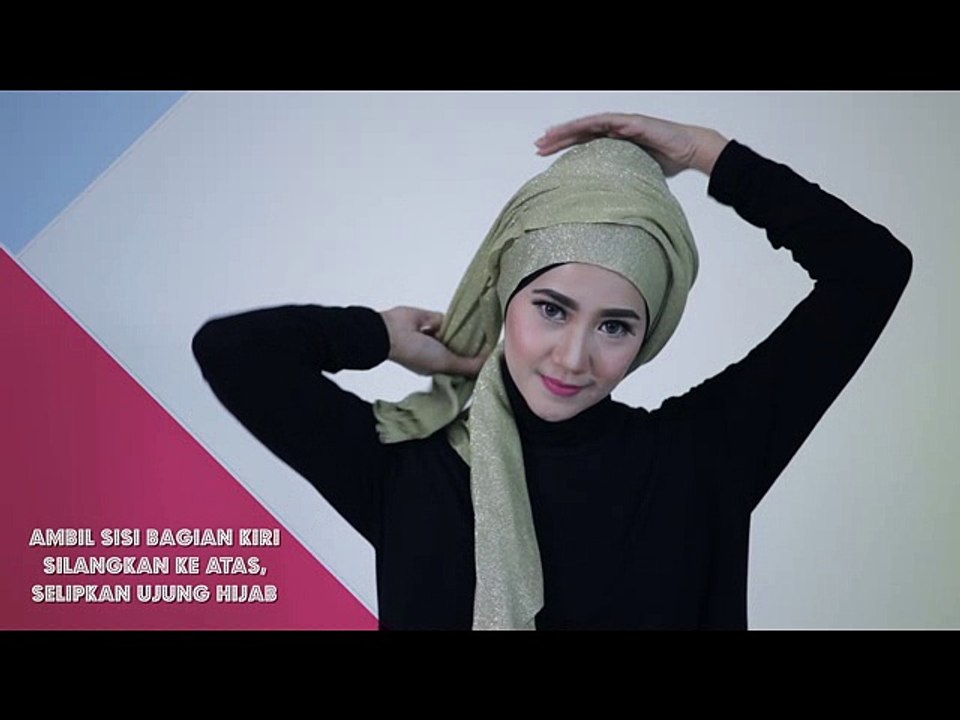 Tutorial Hijab Turban Glitter Glamour