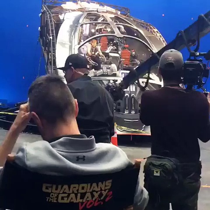 GUARDIANS OF THE GALAXY: VOLUME 2 Behind the Scenes Instagram (2016) Chris Pratt