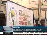 Uruguay: encuentro sindical inicia frente a la embajada de Brasil