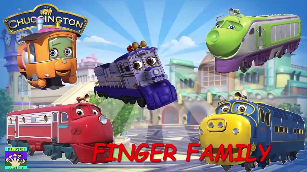 Chuggington Cartoon Full Finger Family Children Nursery Rhymes | Chuggington Finger Family