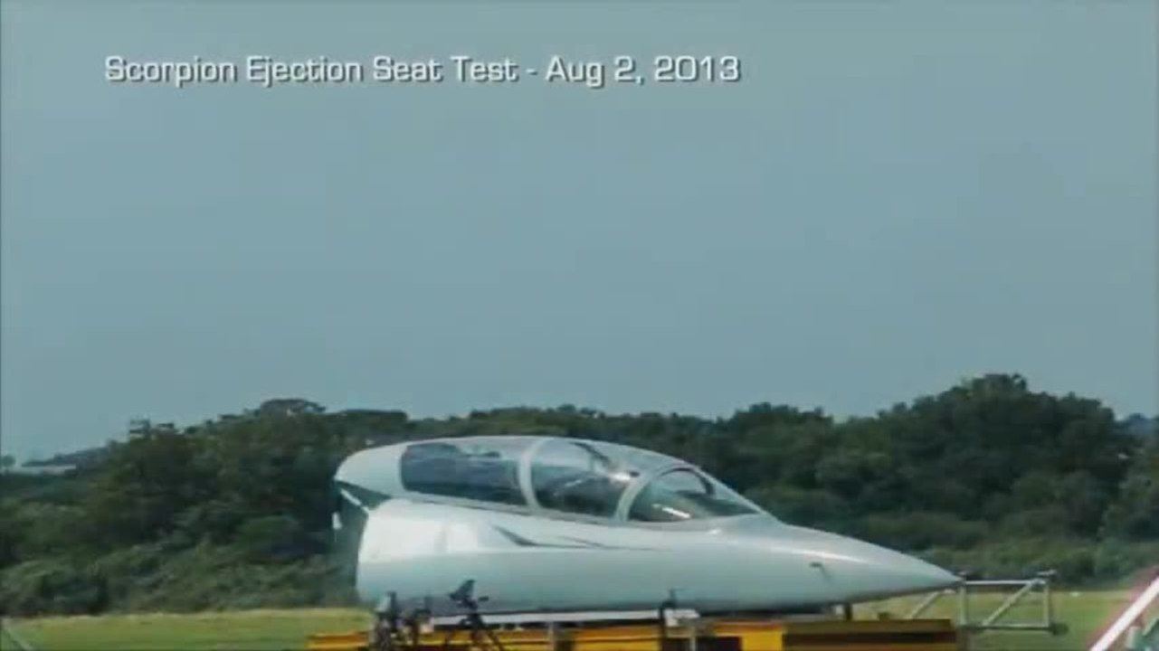 Cessna Scorpion Jet: Ejection Seat Testing