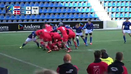 Replay M10 #RugbyEurope #U18Conference1 Croatia v Denmark