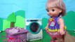 メルちゃん おせんたくごっこ おままごと 洗濯機 おもちゃ アニメ animation アニメきっず animekids Baby Doll mellchan Washing set Toy