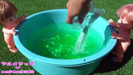 メルちゃん おもちゃ ジェリーバフ 不思議なパウダー❤ お風呂 animekids アニメきっず animation BabyDoll Mellchan Toy Gelli Baff