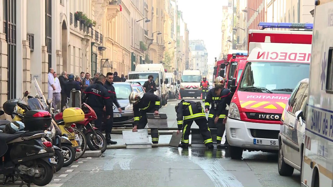 Explosion due au gaz dans un immeuble à Paris