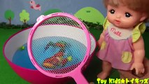 メルちゃん おもちゃアニメ タコさん釣ったよ❤金魚すくい Toy Kids トイキッズ animation anpanman Baby Doll Mellchan