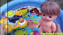 メルちゃん おもちゃアニメ プールで噴水❤水遊び Toy Kids トイキッズ animation anpanman Baby Doll Mellchan