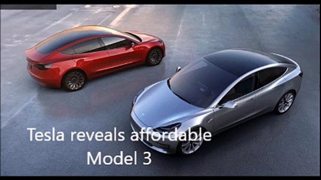Tesla reveals affordable Model 3