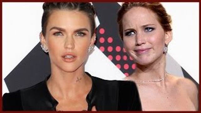 JENNIFER LAWRENCE & RUBY ROSE AVOID A FEUD