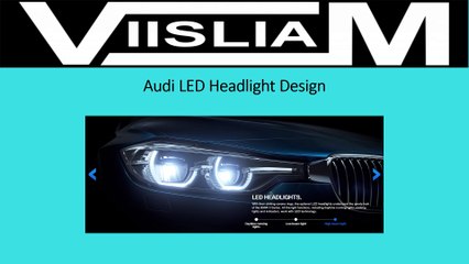 Audi LED Headlight Design