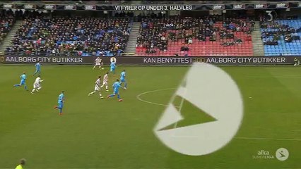Thomas Enevoldsen Goal  AaB Aalborg 1-0 FC Nordsjælland 01.04.2016