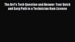 Download The Arrl's Tech Question and Answer: Your Quick and Easy Path to a Technician Ham
