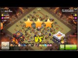 Clash of clans - 3 Star war attack strategy|TH 10 vs TH 11 max war base