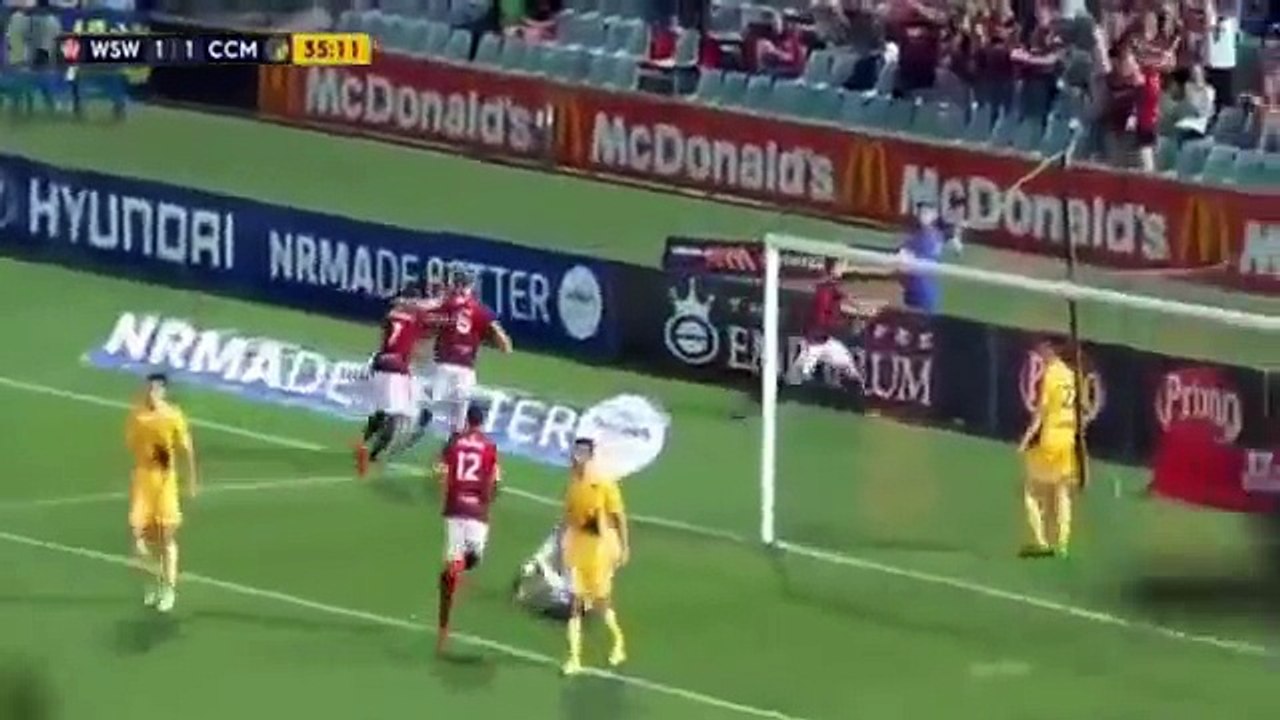 Western Sydney Wanderers vs CC Mariners 4-1 All Goals Highlights (01_04_2016) A-League