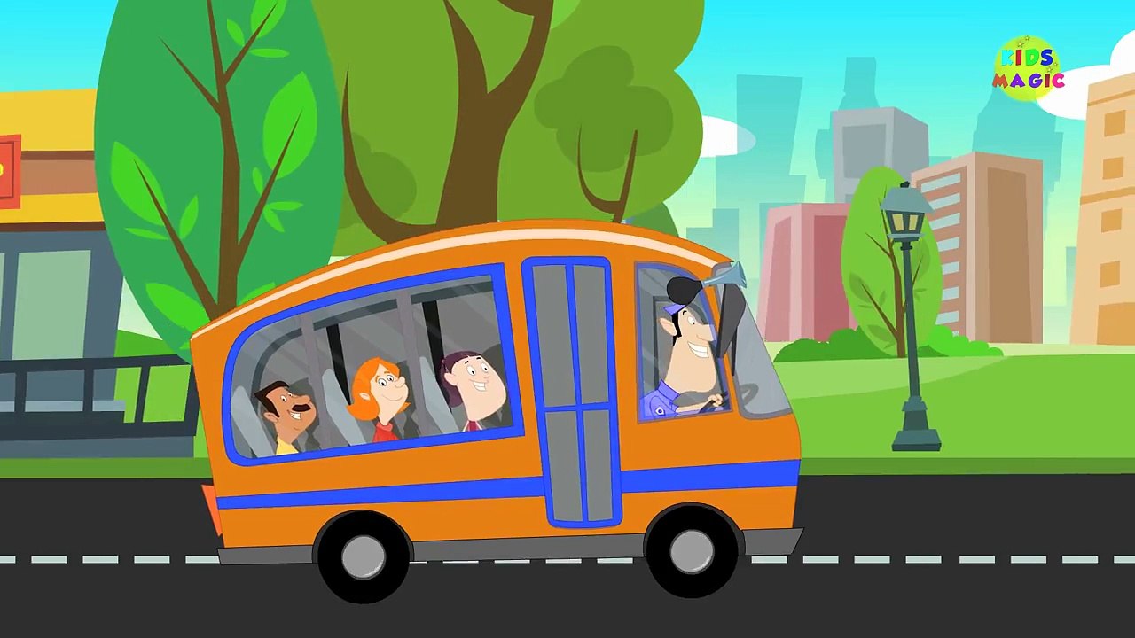 Wheels On The Bus | Nursery Rhymes
